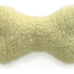 Os en pelage d agneau avec couic, 25cm en peau d agneau artificielle