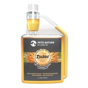 Pets Nature huile de carthame 500 ml Alimentation complémentaire